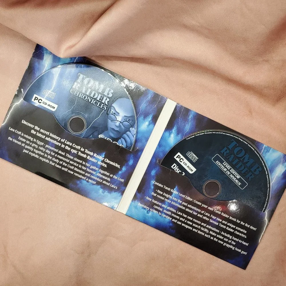Retro Gaming Tomb Raider Chronicles & Level Editor for PC (Ericsson Ed)